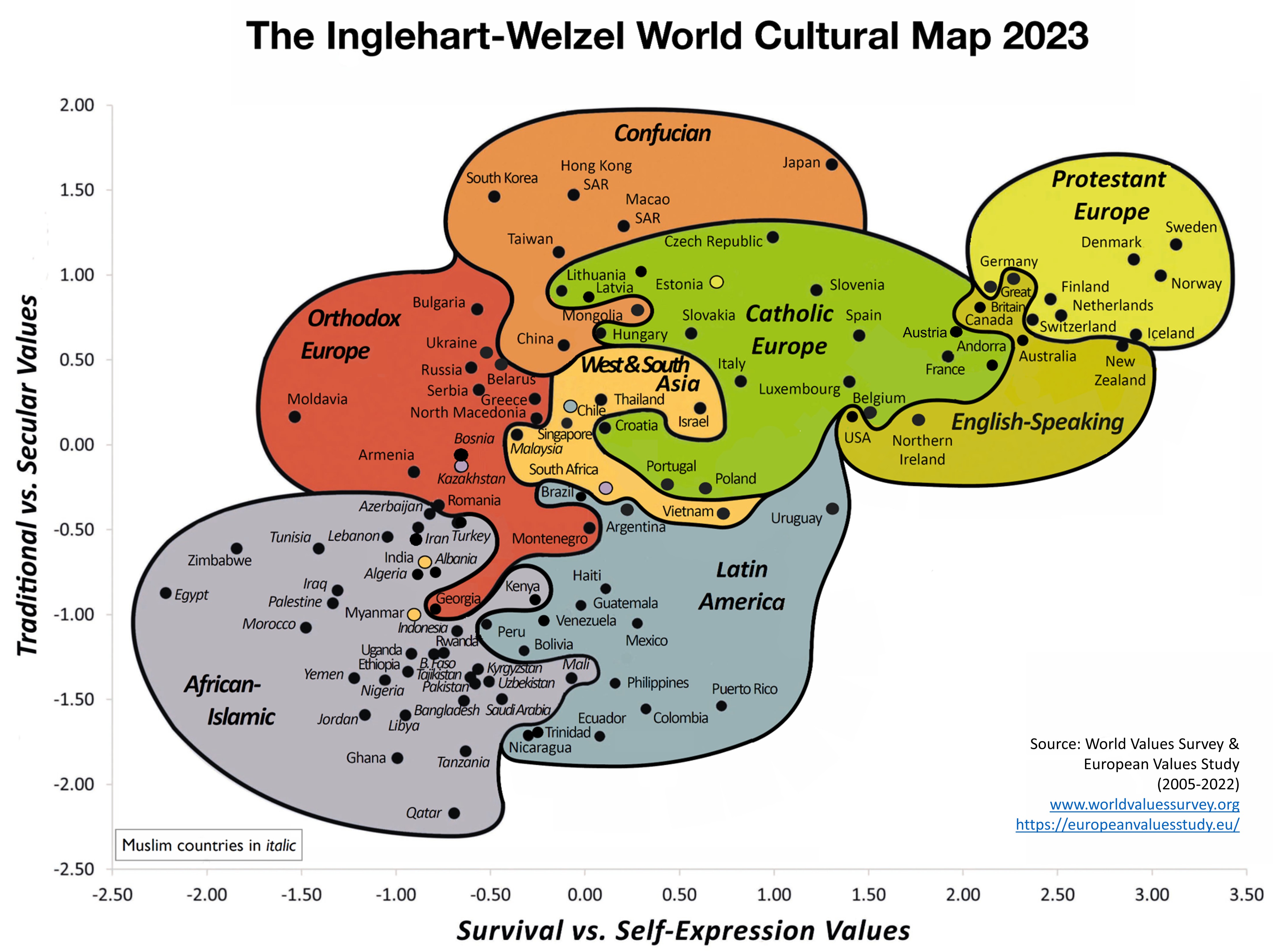 Mapped: Global Happiness Levels in 2022